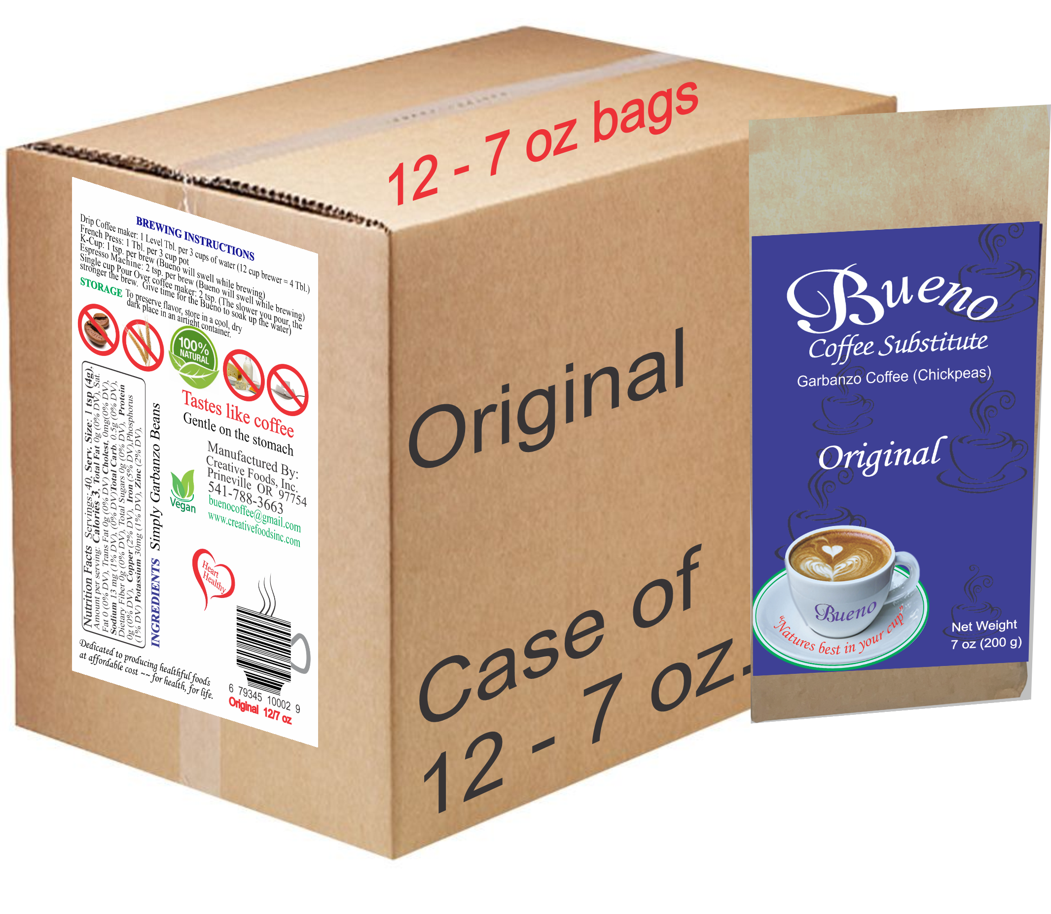 Original - case of 12 - 7 ounce packages